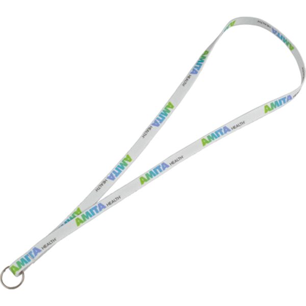 Full Color 1/2" Elastic Lanyard w/ Ring Thumbnail